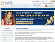 Tablet Screenshot of paramjewellery.com
